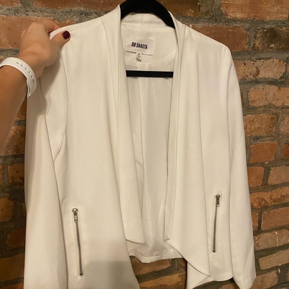 BB Dakota White Blazer M